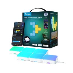 Govee - 10x Painel Mini RGBIC Wi-Fi Inteligente