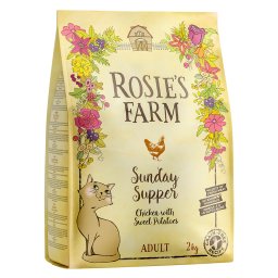 5x2kg Adult frango Rosie's Farm ração gatos