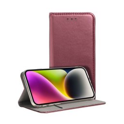 Capa Samsung Galaxy A16 5G, A16 4G Flip Book SMART MAGNETO Case Bordo