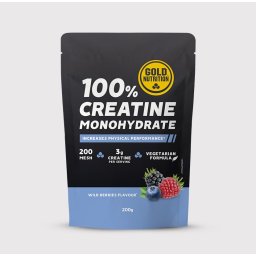 CREATINE Monohydrate - Wild Berries - Gold Nutrition - 200g