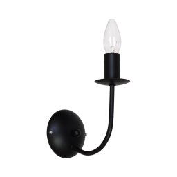 Luz de parede GLOBE 1 1xE14/60W preto antigo