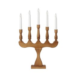 Markslöjd 706279 - Castiçal de Natal SVANEHOLM 5xE10/3W/230V pinho/bege