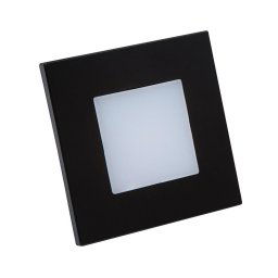 Emithor 48335 - Iluminação incorporada LED STEP LIGHT LED/1W/230V preta
