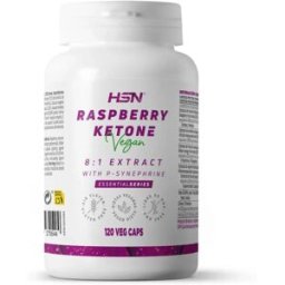 HSN Cetonas de frambuesa - 120 veg caps - Queimadores gorduras termogénicos - Cápsulas Vegetales - 120 Serviços