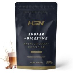 HSN Evopro (mistura de proteínas premium) + digezyme® 500g café com leite - Proteínas libertação sequencial - Polvo - 17 Serviços