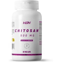 HSN Quitosana 500mg - 30 veg caps - Bloqueadores gorduras/hidratos de carbono - Cápsulas Vegetales - 15 Serviços