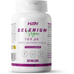 HSN L-selenometionina (100mcg selénio) - 120 veg caps - Minerais - Cápsulas Vegetales - 120 Serviços