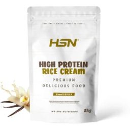 HSN Creme de arroz proteico 2kg baunilha - Receitas saudáveis - Polvo - 40 Serviços
