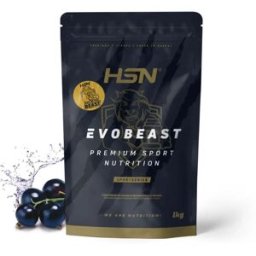 HSN Evobeast 1kg groselha preta - Pré-treino - Polvo - 20 Serviços