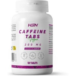 HSN Cafeína 200mg - 120 tabs - Queimadores gorduras termogénicos - Tabletas - 120 Serviços