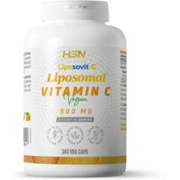HSN Vitamina c lipossomal (liposovit®) (500mg vitamina c) - 240 veg caps - Vitaminas - Cápsulas Vegetales - 240 Serviços