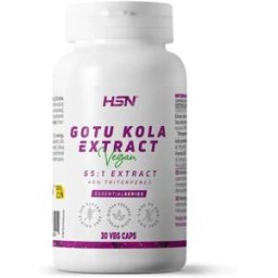 HSN Extrato de gotu kola (65:1) 150mg - 30 veg caps - Concentração e memória - Cápsulas Vegetales - 30 Serviços