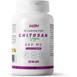 HSN Quitosana vegan 500mg (kionutrime-csg®) - 120 veg caps - Bloqueadores de gorduras e/ou hidratos de carbono - Cápsulas Vegetales - 60 Serviços