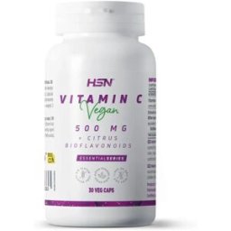 HSN Vitamina c 500mg + bioflavonoides cítricos - 30 veg caps - Vitaminas - Cápsulas Vegetales - 30 Serviços