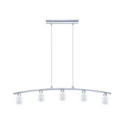 Eglo 31424 - Lustre ROSARNO suspenso com cabo 5xG9/33W/230V