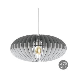 Eglo 32834 - Lustre suspenso por cabo SOTOS 1xE27/60W/230V Ø 700 mm