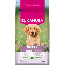 3kg Premium Nutrition Puppy Large & Giant Breed cordeiro e arroz Eukanuba
