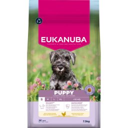 7,5kg Premium Nutrition Puppy Small Breed Frango Eukanuba ração cão