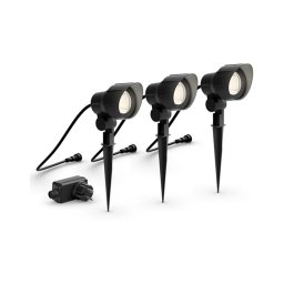 Philips - Conjunto 3x LED exterior GARDENLINK LED/6W/230V 2700K IP44