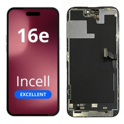 Display LCD e Touch para iPhone 16E preto Incell Premium