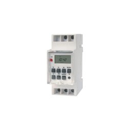 Relógio de comutação digital para calha DIN 3680W/230V
