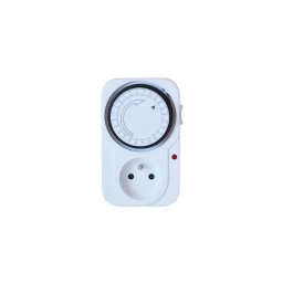 Interruptor temporizador mecânico diário 16A/230V