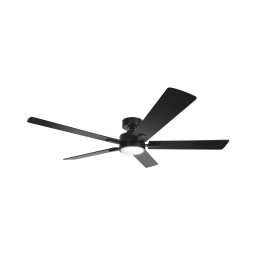 Aigostar-LED Dimerizável ventilador de teto LED/20W/230V 2700-6500K 132cm+controlo remoto preto