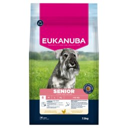 7,5kg Premium Nutrition Senior Small Breed Frango Eukanuba ração cão