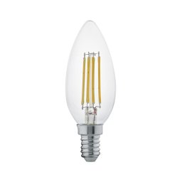 Lâmpada LED FILAMENT CLEAR E14/4W/230V 2700K - Eglo 11496