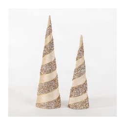 CONJUNTO 2x Decorações de Natal 40/50 cm árvore