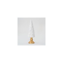 Decoração de Natal 40 cm árvore branco