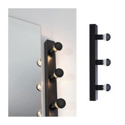 Paulmann 80097 - 3xE14/40W IP44 Iluminação de espelho para casa de banho REGULA 230V preto
