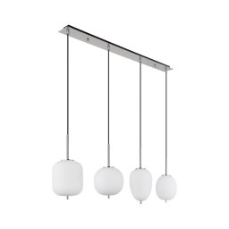 Globo 15345-4NO - Candeeiro suspenso BLACKY I 4xE14/40W/230V