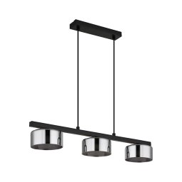 Globo 16055-3HS - Candeeiro suspenso LED HIGGINS 3xGX53/6W/230V fumado/preto