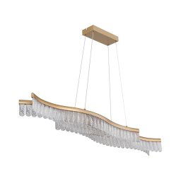 Globo 67348HG - Candeeiro suspenso LED JULIET LED/35W/230V 3200K dourado