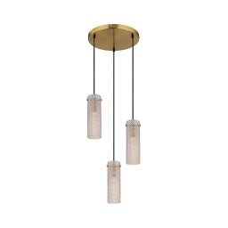 Globo 15775-3HR - Candeeiro suspenso KAROLO 3xE14/40W/230V