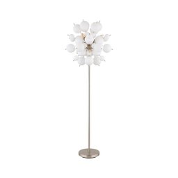 Globo 15633SO - Candeeiro de chão UDO 6xE14/25W/230V branco