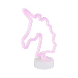 Globo 28065 - Decoração de mesa LED Neon UNICORN II LED/2W/3xAA unicórnio