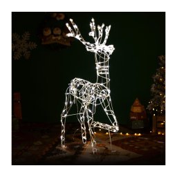 Brilagi - Decoração de Natal LED para exterior LED/3,6W/31/230V 2700K 120 cm IP44 reno