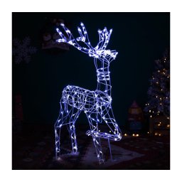 Brilagi - Decoração de Natal LED para exterior LED/3,6W/31/230V 6500K 105 cm IP44 reno