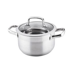Lamart - Panela com tampa de 20 cm de aço inoxidável