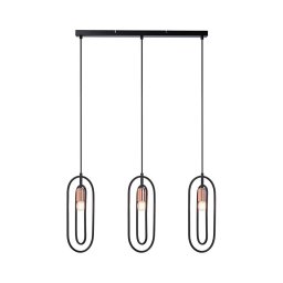 Rabalux 72264 - Candeeiro suspenso ROVIER 3xE27/40W/230V