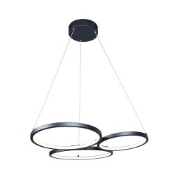 Rabalux 72297 - Candeeiro suspenso LED FORMAND LED/38W/230V preto