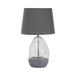 Rabalux 74228 - Candeeiro de mesa APOLONIA 1xE27/40W/230V cinzento