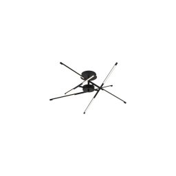 Rabalux 71338 - Candeeiro integrado LED HENLI2 LED/40W/230V 3000K preto