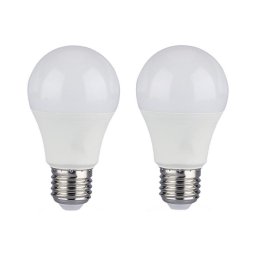 CONJUNTO 2x Lâmpadas LED com regulação A60 E27/9W/230V 6400K