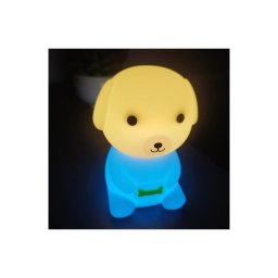 LED RGB dimerizável luz noturna infantil recarregável LED/2,5W/5V 3000K 1200 mAh em forma de cão