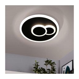 Eglo 30659 - Iluminação de teto LED CADEGAL LED/7,8W/230V d. 20 cm preto