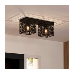 Eglo 900356 - Iluminação de teto PIEDRITAS 2xE27/40W/230V