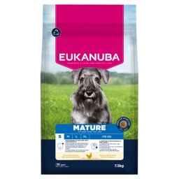 2x7,5kg Premium Nutrition Mature Small Breed Frango Eukanuba ração cão